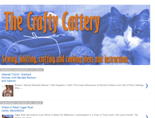 Tablet Screenshot of craftycattery.com